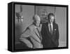 President Dwight D. Eisenhower Visiting with Religious Leader Billy Graham at the White House-null-Framed Stretched Canvas