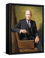 President Dwight D. Eisenhower-James Anthony Wills-Framed Stretched Canvas