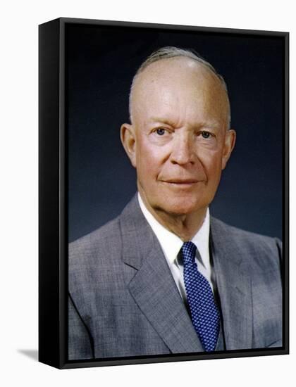 President Dwight Eisenhower, May 29, 1959-null-Framed Stretched Canvas