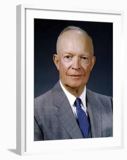 President Dwight Eisenhower, May 29, 1959-null-Framed Photo