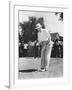 President Dwight Eisenhower on a Golf Course Putting Green-null-Framed Photo