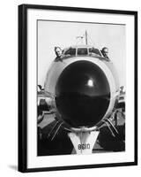 President Dwight Eisenhower's Plane, Columbine, with Pilots Lt. Col. William Drape and Mjr. Thomas-Hank Walker-Framed Photographic Print