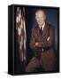 President Dwight Eisenhower-null-Framed Stretched Canvas