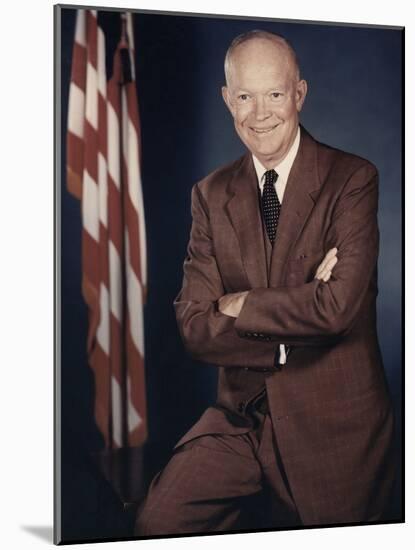 President Dwight Eisenhower-null-Mounted Photo