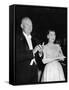 President Eisenhower and First Lady Mamie at an Inaugural Ball-null-Framed Stretched Canvas