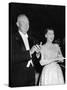 President Eisenhower and First Lady Mamie at an Inaugural Ball-null-Stretched Canvas