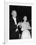 President Eisenhower and First Lady Mamie at an Inaugural Ball-null-Framed Photo