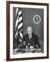 President Eisenhower Recording a Message for the Committee for Religion in American Life, Inc-null-Framed Photo