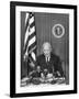 President Eisenhower Recording a Message for the Committee for Religion in American Life, Inc-null-Framed Photo