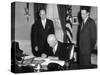 President Eisenhower Signing the Civil Rights Bill of 1960-null-Stretched Canvas