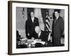 President Eisenhower Signing the Civil Rights Bill of 1960-null-Framed Photo