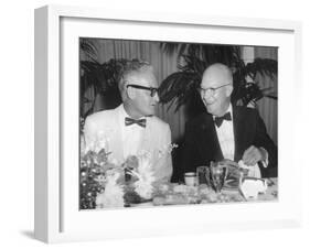President Eisenhower with Arizona Senator Barry Goldwater-null-Framed Photo
