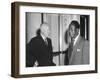 President Eisenhower with Kwame Nkrumah, President of Ghana-null-Framed Photo