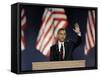 President-Elect Barack Obama Acceptance Speech, Grant Park, Chicago, Illinois, Nov 4, 2008-null-Framed Stretched Canvas