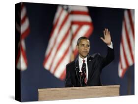 President-Elect Barack Obama Acceptance Speech, Grant Park, Chicago, Illinois, Nov 4, 2008-null-Stretched Canvas