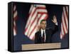 President-Elect Barack Obama Acceptance Speech, Grant Park, Chicago, Illinois, Nov 4, 2008-null-Framed Stretched Canvas