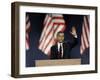 President-Elect Barack Obama Acceptance Speech, Grant Park, Chicago, Illinois, Nov 4, 2008-null-Framed Premium Photographic Print