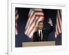 President-Elect Barack Obama Acceptance Speech, Grant Park, Chicago, Illinois, Nov 4, 2008-null-Framed Photographic Print