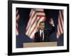 President-Elect Barack Obama Acceptance Speech, Grant Park, Chicago, Illinois, Nov 4, 2008-null-Framed Photographic Print