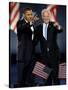 President-Elect Barack Obama and VP Joe Biden after Acceptance Speech, Nov 4, 2008-null-Stretched Canvas