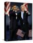 President-Elect Barack Obama and VP Joe Biden after Acceptance Speech, Nov 4, 2008-null-Stretched Canvas