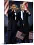 President-Elect Barack Obama and VP Joe Biden after Acceptance Speech, Nov 4, 2008-null-Mounted Photographic Print