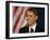 President-Elect Barack Obama Smiles During Acceptance Speech, Nov 4, 2008-null-Framed Premium Photographic Print