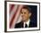 President-Elect Barack Obama Smiles During Acceptance Speech, Nov 4, 2008-null-Framed Photographic Print