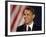 President-Elect Barack Obama Smiles During Acceptance Speech, Nov 4, 2008-null-Framed Photographic Print