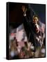 President-Elect Barack Obama Walking onto Stage to Deliver Acceptance Speech, Nov 4, 2008-null-Framed Stretched Canvas