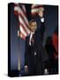 President-Elect Barack Obama Waves after Acceptance Speech, Nov 4, 2008-null-Stretched Canvas