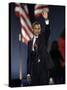 President-Elect Barack Obama Waves after Acceptance Speech, Nov 4, 2008-null-Stretched Canvas