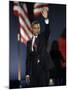 President-Elect Barack Obama Waves after Acceptance Speech, Nov 4, 2008-null-Mounted Photographic Print