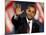 President-Elect Barack Obama Waves after Acceptance Speech, Nov 4, 2008-null-Mounted Photographic Print