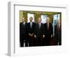 President-elect Barack Obama with All Living Presidents, January 7, 2009-null-Framed Photographic Print