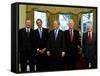 President-elect Barack Obama with All Living Presidents Smiling, January 7, 2009-null-Framed Stretched Canvas