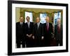 President-elect Barack Obama with All Living Presidents Smiling, January 7, 2009-null-Framed Premium Photographic Print
