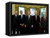President-elect Barack Obama with All Living Presidents Smiling, January 7, 2009-null-Framed Stretched Canvas