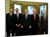 President-elect Barack Obama with All Living Presidents Smiling, January 7, 2009-null-Mounted Photographic Print