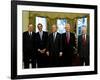 President-elect Barack Obama with All Living Presidents Smiling, January 7, 2009-null-Framed Photographic Print