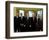 President-elect Barack Obama with All Living Presidents Smiling, January 7, 2009-null-Framed Photographic Print