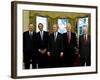 President-elect Barack Obama with All Living Presidents Smiling, January 7, 2009-null-Framed Photographic Print