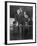 President-Elect Franklin Roosevelt and Wife Eleanor on the Rear Platform of His Special Train Car-null-Framed Photo