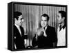 President-Elect Richard Nixon Was Visited by All-Americans-null-Framed Stretched Canvas