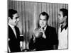 President-Elect Richard Nixon Was Visited by All-Americans-null-Mounted Photo