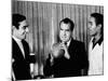 President-Elect Richard Nixon Was Visited by All-Americans-null-Mounted Photo