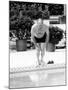 President Ford Swimming in the New White House Swimming Pool, July 5, 1975-null-Mounted Photo