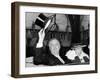 President Franklin and Eleanor Roosevelt Greeting Crowds in Washington DC-null-Framed Photo