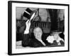 President Franklin and Eleanor Roosevelt Greeting Crowds in Washington DC-null-Framed Photo