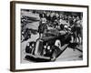 President Franklin D. Roosevelt, in 1936 Pierce Arrow Convertible, in Quebec, Canada, August, 1936-null-Framed Photo